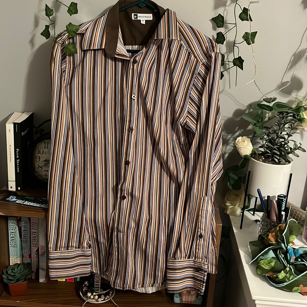 Bachrach Stripped Button-up